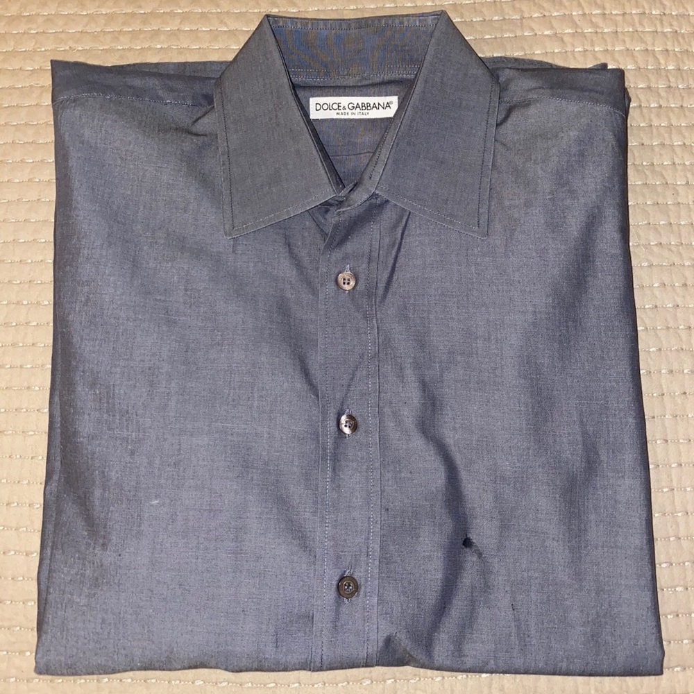 Dolce and Gabbana Mens Dress Shirt 16” / 41”